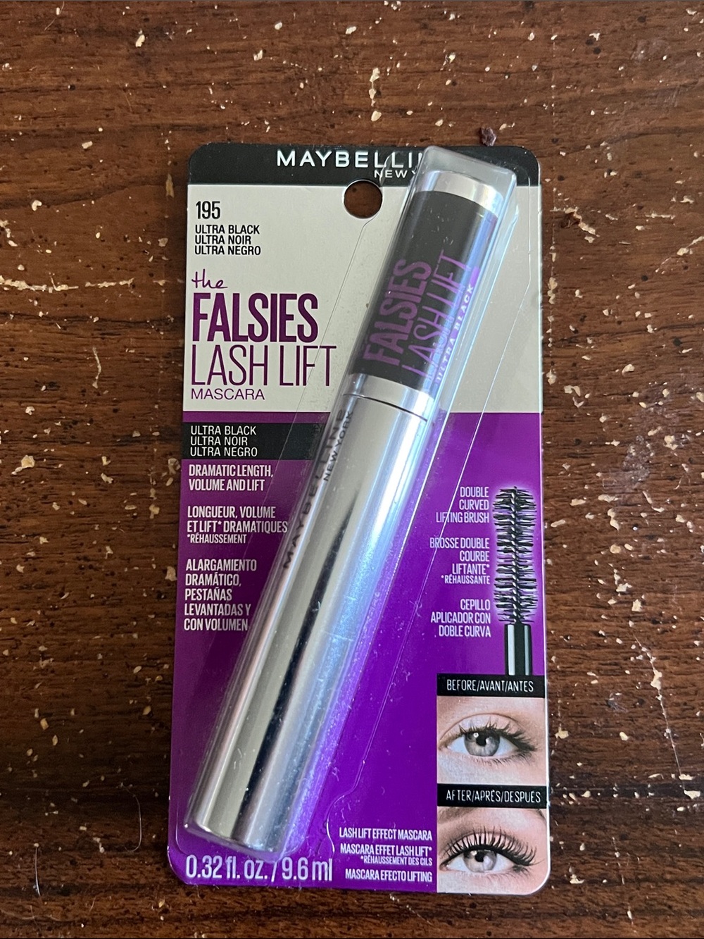 Maybelline The Falsies Lash Lift Mascara - Silver & Purple Packaging